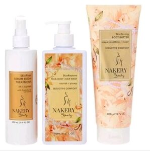Nakery Beauty Cleanse, Firm & Smoothing 3-piece Collection Seductive Comfort